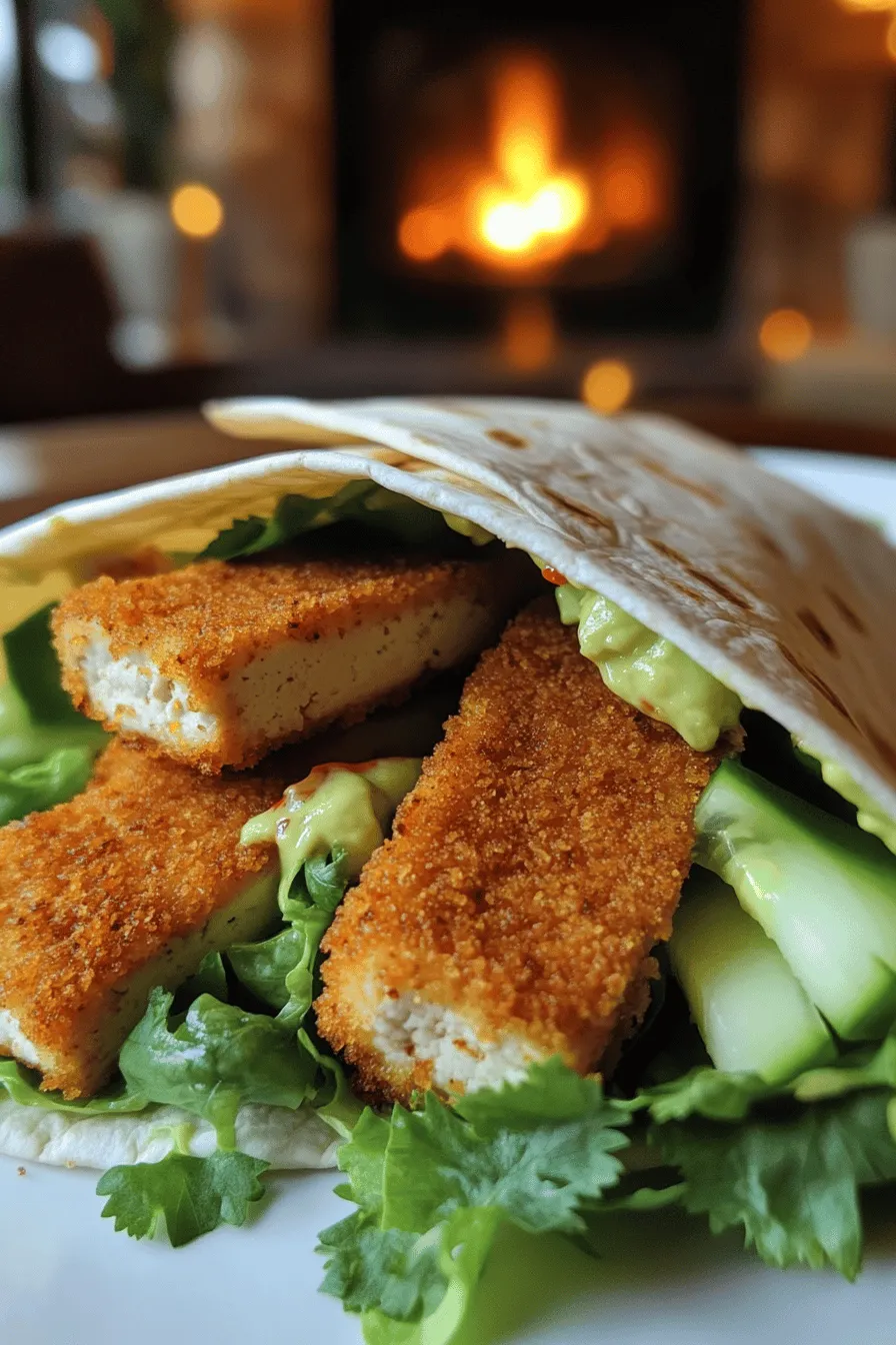 To create the best crispy tofu wrap, you need simple yet flavorful ingredients. The star of the dish is firm tofu. It holds its shape well and gives a great texture. Always press your tofu to remove excess water. This step is key for crispiness.