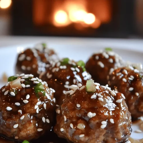 To make teriyaki meatballs, you need simple yet tasty ingredients. Start with 1 pound of ground beef. You can also use ground chicken for a lighter choice. Ground beef adds rich flavor and keeps the meatballs juicy.