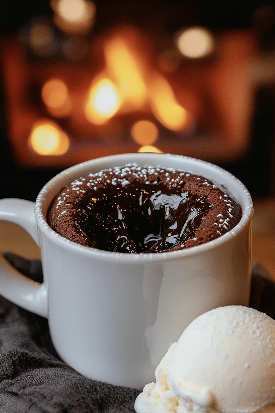 To make a chocolate lava mug cake, you need simple mug cake ingredients. The essential ingredients include: