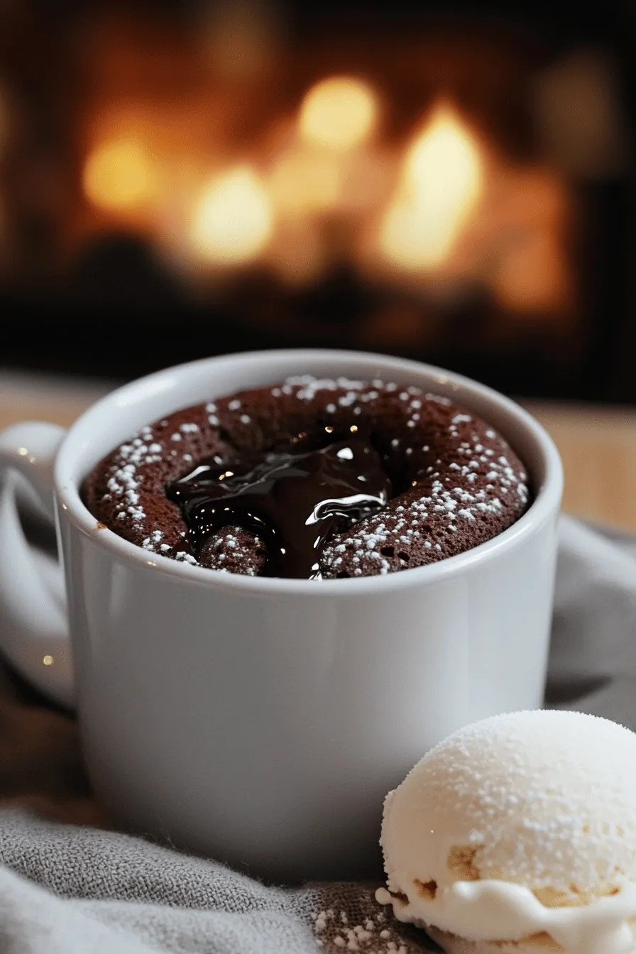 To make a chocolate lava mug cake, you need simple mug cake ingredients. The essential ingredients include: