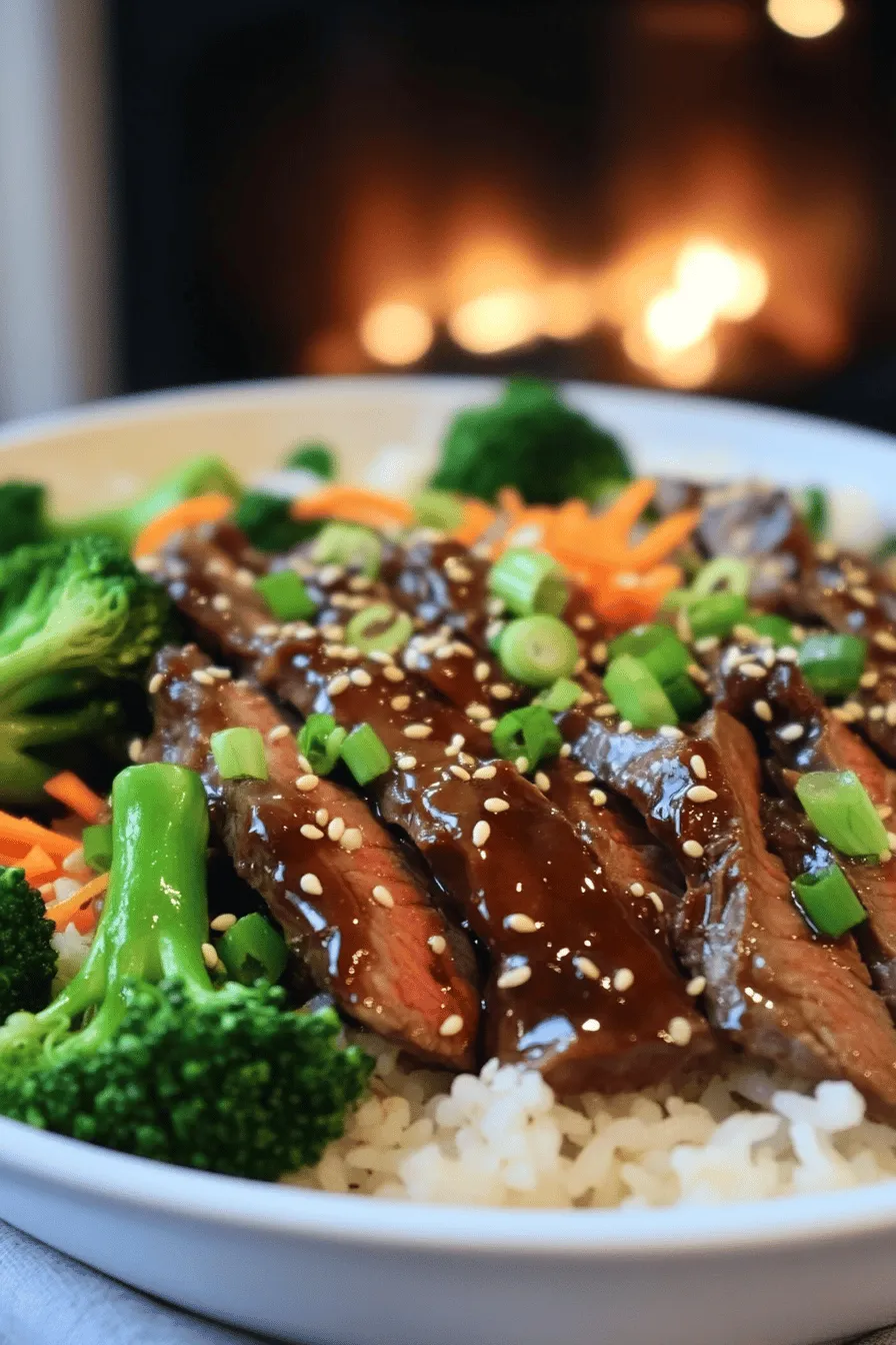 The Korean Beef Bowl is all about great flavor. You need a few key ingredients to create this dish. First, choose the right beef. Flank steak works best. It is tender and absorbs flavors well. Slice it thin against the grain for the best texture.
