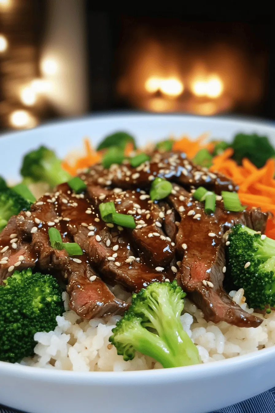 The Korean Beef Bowl is all about great flavor. You need a few key ingredients to create this dish. First, choose the right beef. Flank steak works best. It is tender and absorbs flavors well. Slice it thin against the grain for the best texture.