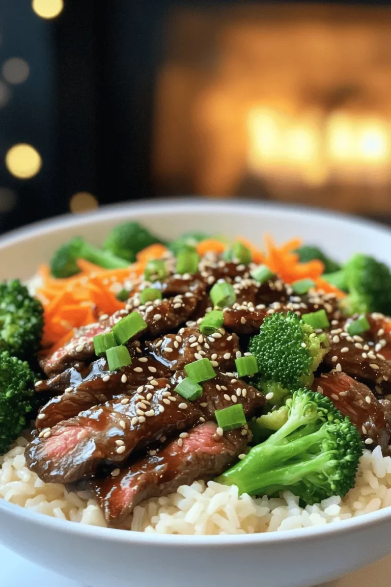 The Korean Beef Bowl is all about great flavor. You need a few key ingredients to create this dish. First, choose the right beef. Flank steak works best. It is tender and absorbs flavors well. Slice it thin against the grain for the best texture.