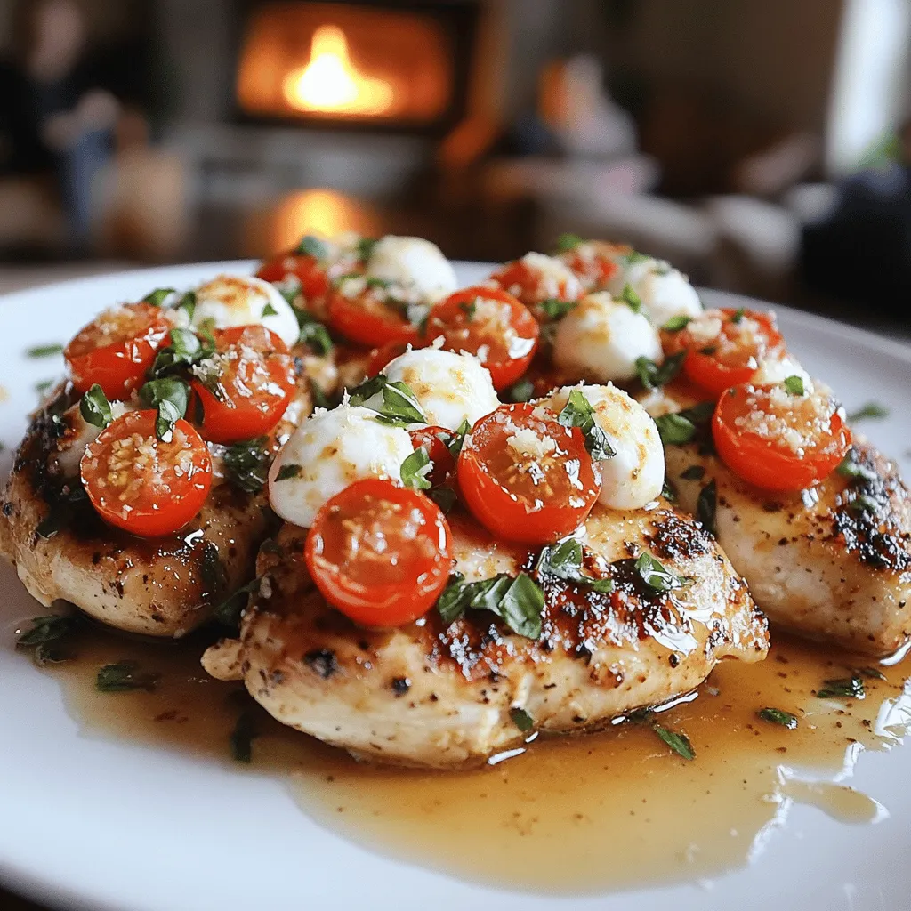 To make a tasty Low-Carb Bruschetta Chicken Bake, you need simple, fresh ingredients. The main items are: