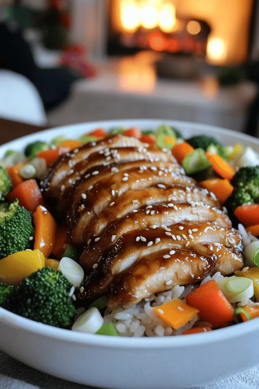 To make a great teriyaki chicken rice bowl, you need some key ingredients. The main item is the chicken. I prefer using boneless, skinless chicken thighs. They are juicy and cook well. Next, sushi rice is a must. It gives the dish a nice texture. You will also need water to cook the rice.