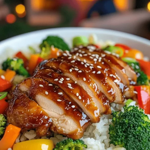 To make a great teriyaki chicken rice bowl, you need some key ingredients. The main item is the chicken. I prefer using boneless, skinless chicken thighs. They are juicy and cook well. Next, sushi rice is a must. It gives the dish a nice texture. You will also need water to cook the rice.