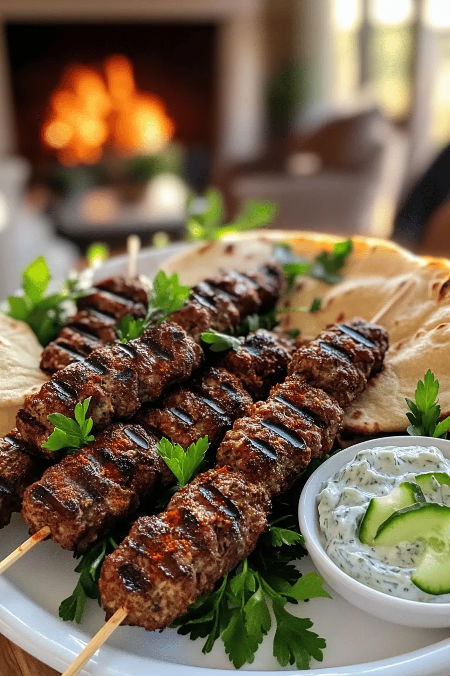 Ground lamb is the star here. It gives the kofta its rich flavor and juicy texture. You need about 500 grams for a good batch. The fat in the lamb keeps it moist while cooking.