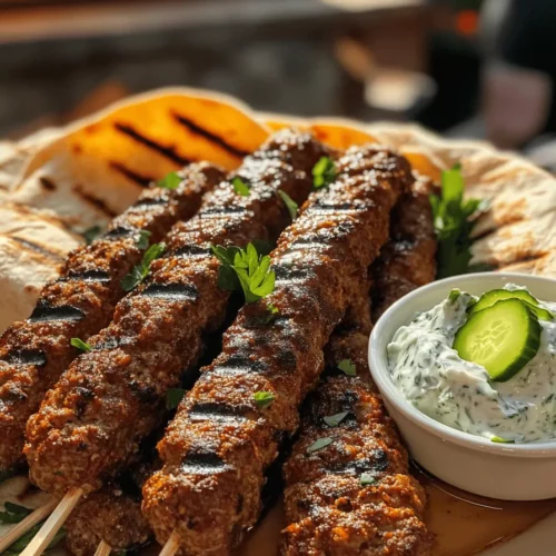 Ground lamb is the star here. It gives the kofta its rich flavor and juicy texture. You need about 500 grams for a good batch. The fat in the lamb keeps it moist while cooking.