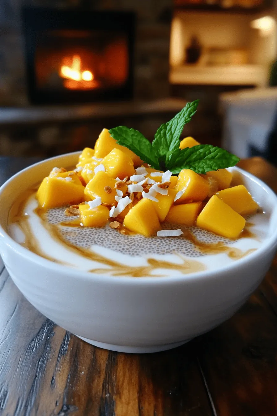 The Mango Lassi Chia Bowl shines with its simple yet powerful ingredients. Let’s dive into what makes each one special.