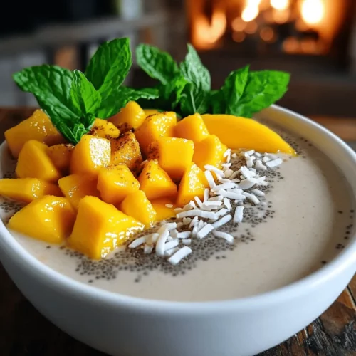 The Mango Lassi Chia Bowl shines with its simple yet powerful ingredients. Let’s dive into what makes each one special.