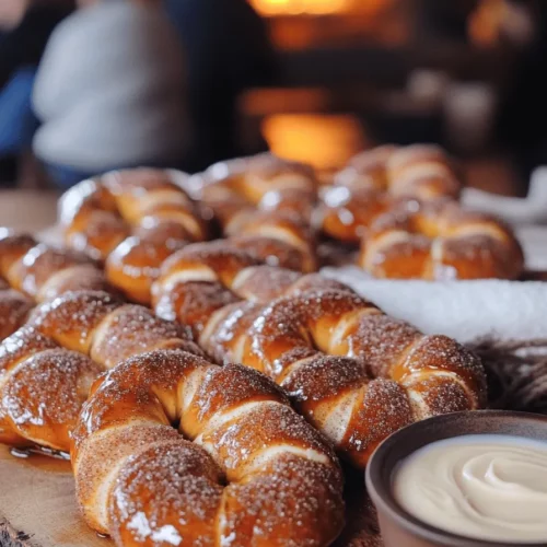 Cinnamon sugar pretzels are a sweet twist on the classic soft pretzel. They blend soft, chewy dough with a sweet cinnamon-sugar coating. This combo makes them a favorite for many snack lovers. I love making these treats at home. They are easy to prepare and always impress my friends and family.