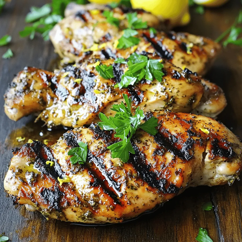 What makes chicken breasts so special? They are lean, tasty, and easy to cook. You can grill, bake, or sauté them. Today, I will share a great recipe: Savory Lemon Herb Grilled Chicken.